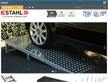 Tablet Screenshot of e-stahl.fr